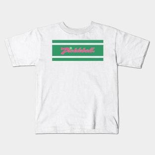 Pickleball Stripes Kids T-Shirt